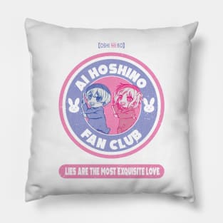 OSHI NO KO: AI HOSHINO FAN CLUB (GRUNGE STYLE) WHITE Pillow