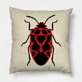 Scarlet Shield Bug Pillow