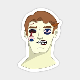 Zombie with eye dropping Magnet