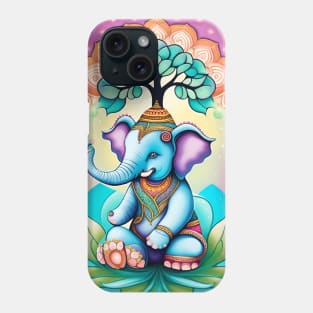 Ganesh and the tree of life Phone Case