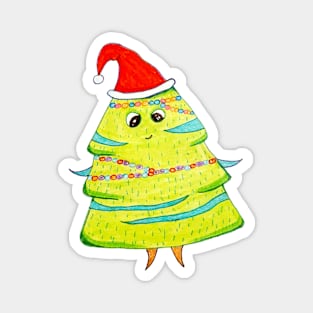 Cutie Christmas Tree Magnet