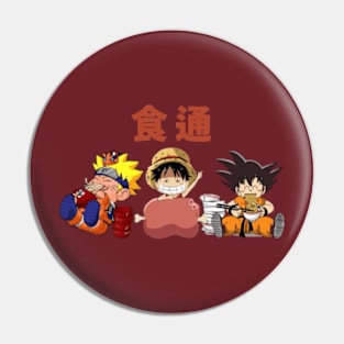 Naruto.luffy.goku eating Pin