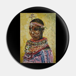 Masaai woman Pin