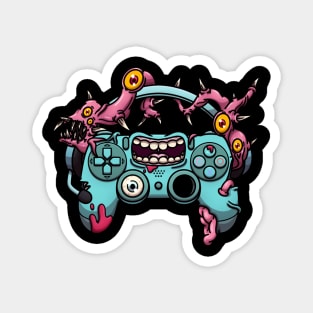 Zombie Video Game Controller With Headset Magnet