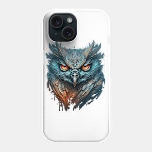 Owl Portrait Animal Painting Wildlife Outdoors Adventure Phone Case