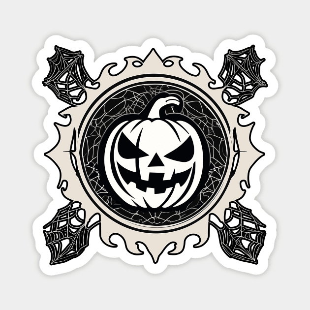 Jack O' Lantern - Halloween Pumpkin Magnet by Gothic Museum