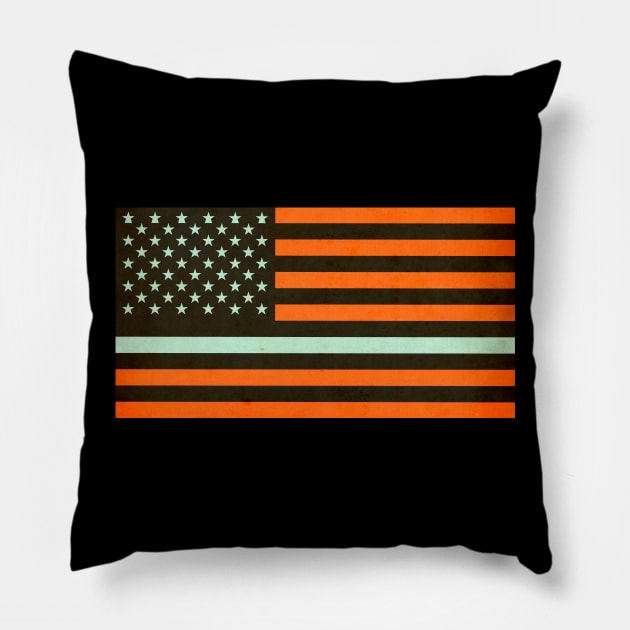 American Flag Design Pillow by Terrybogard97