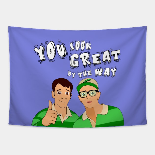 You look great by the way Tapestry by cariespositodesign