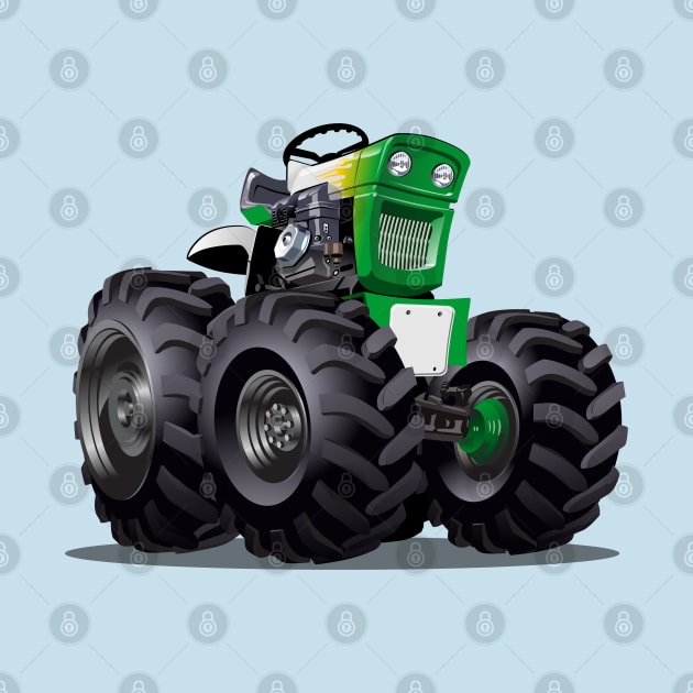 Cartoon Tractor by Mechanik