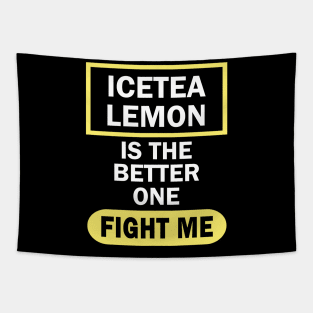 Ice Tea Lemon Anti Peach Saying Funny Memes Tapestry