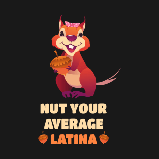 Funny Squirrel Latina T-Shirt