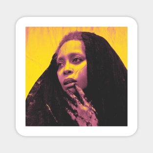 Badu Nostalgic Retro Pink Magnet