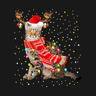 Ocicat Cat Christmas T-Shirt