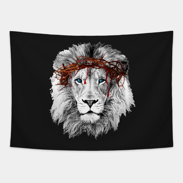 Lion of God Tapestry by ALAMOGrafix