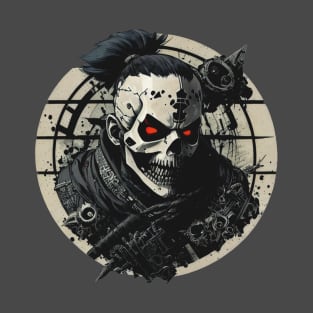 Vintage Skeleton Samurai - Ronin T-Shirt