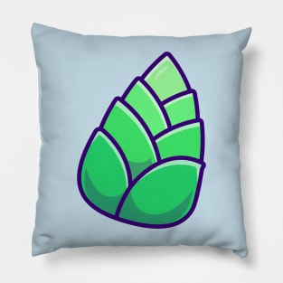 Artichoke Vegetable Cartoon Pillow