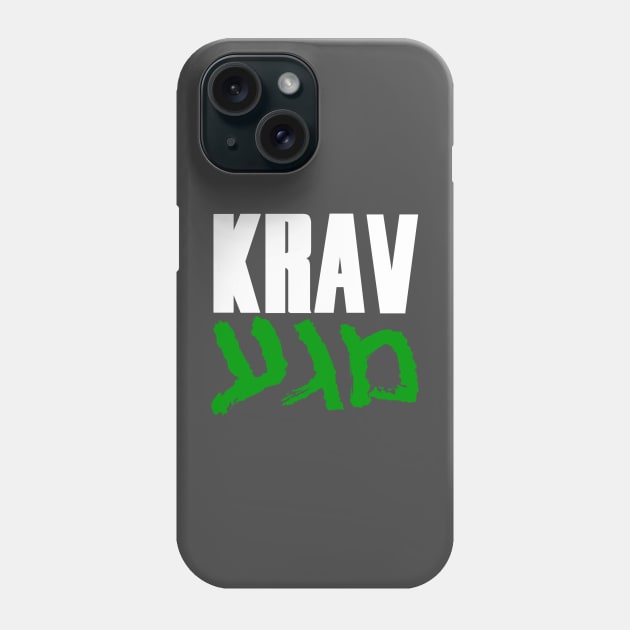 Krav Magakira - Green v2 Phone Case by Phobotech