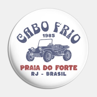 Cabo frio praia do forte vintage retro anos 80 bugre Pin