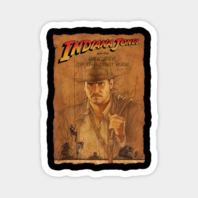 Lucasfilm Indiana Jones Raiders of the Lost Ark Poster Art Magnet by Trogexy Pearcepn