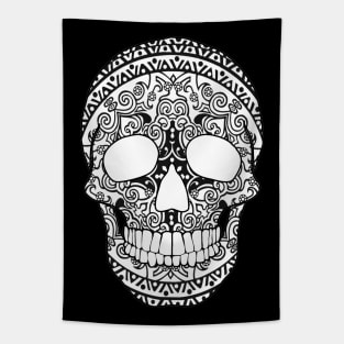 Mandala Skull Tapestry