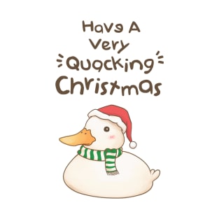 Have A Very Quacking Christmas Cute Duck T-Shirt