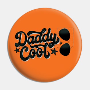 Daddy Cool. Hand Lettering in Retro Style. For amazing dads. Pin