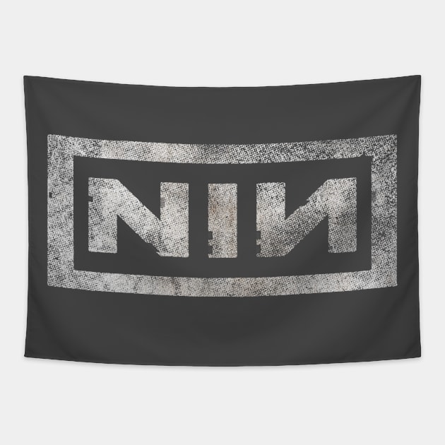 Preloved NIN logo Tapestry by PabloEskobong