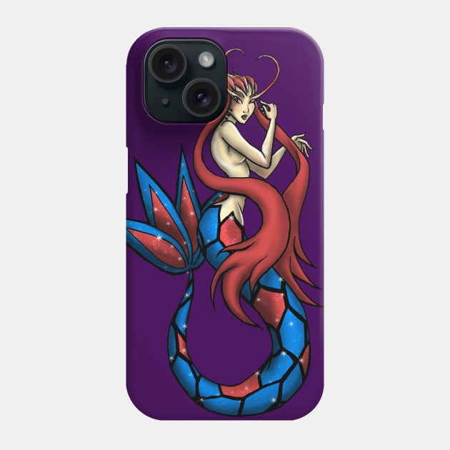 Mermaid Eel Phone Case by kaemcspadden@gmail.com