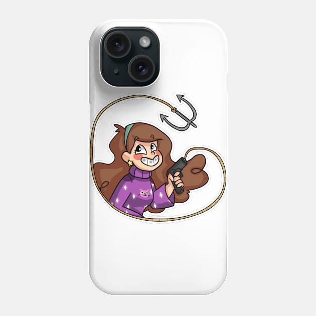 Mabel Grappling Hook Phone Case by suntails