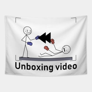 Unboxing video - Boxing Match Tapestry