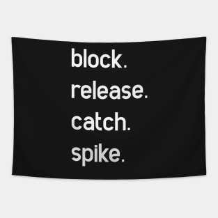 block release catch spike Tapestry