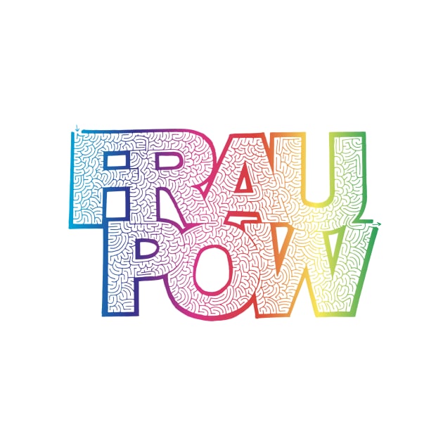 Frau Pow Maze- Rainbow by FrauPow