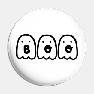 Ghost of disapproval Boo Funny Halloween Pin