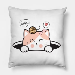 Lovely Cute Cat Pillow