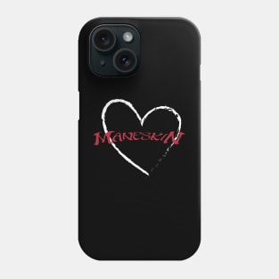 Maneskin in white heart Phone Case