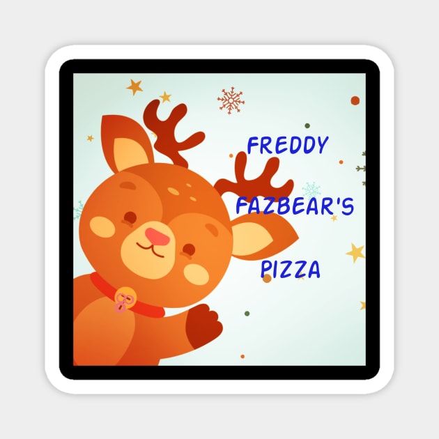 Freddy Fazbear's Pizza Magnet by Abdelshob