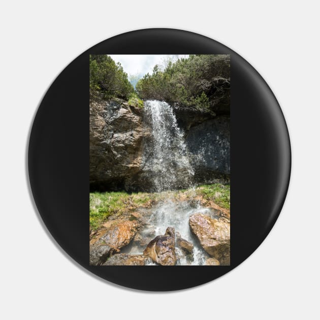 Amazing view of "Lady's waterfall" in Bucegi mountains, Romania, spring day Pin by NxtArt