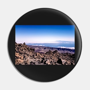 Volcanic crater Pin