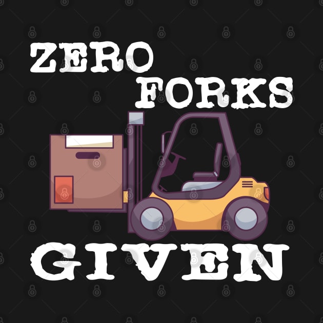 Zero Forks Given by soondoock