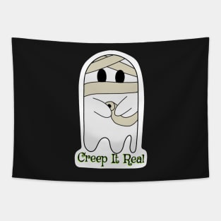 Creep It Real Ghost Tapestry