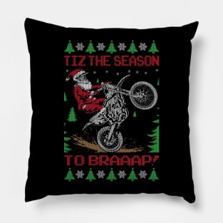 TIZ THE SEASON TO BRAAAP Pillow