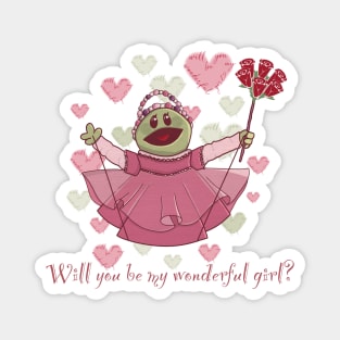 Nanalan valentines Magnet