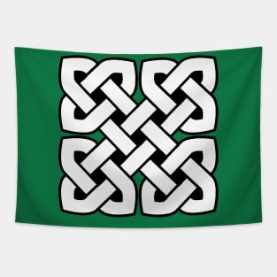 Celtic Interwoven Endless Knot Geometric Pattern 1 Tapestry