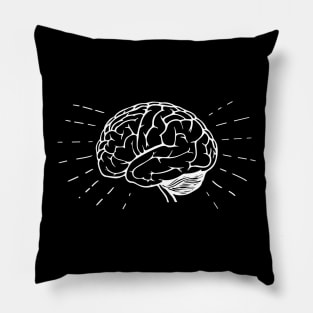 Cool Brain brainy Idea ideas Doctor Euro Science Pillow