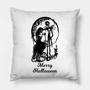 Skellington Halloween Pillow