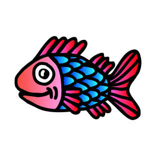 Pink Head Fish T-Shirt