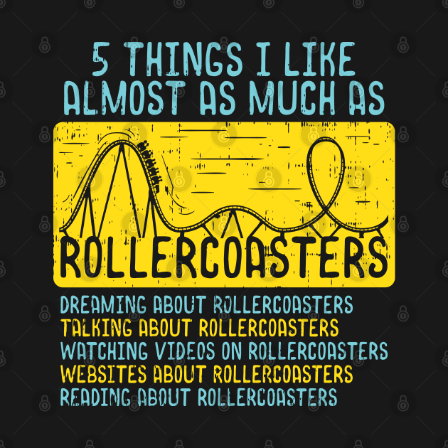 Rollercoster Art Design For Rollercoster Lover by gdimido