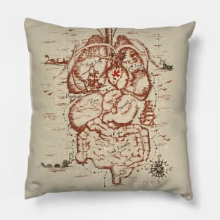 Treasure Map Pillow