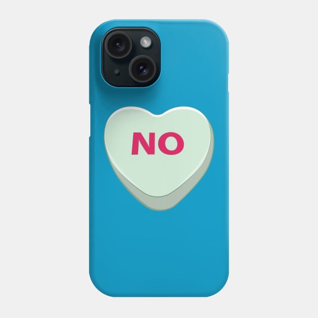 No candy heart Phone Case by AnnArtshock