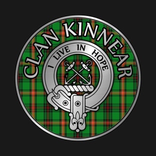Clan Kinnear Crest & Tartan T-Shirt